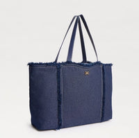 IRINA DENIM REVERSIBLE LARGE TOTE
