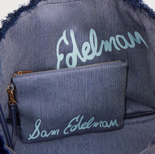 IRINA DENIM REVERSIBLE LARGE TOTE