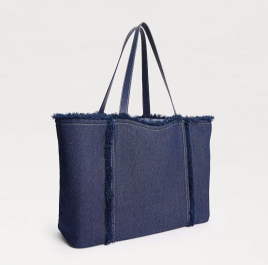 IRINA DENIM REVERSIBLE LARGE TOTE