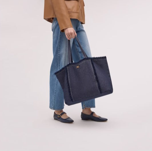 IRINA DENIM REVERSIBLE LARGE TOTE