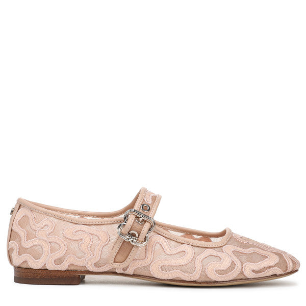 Michaela Mesh Mary Jane Flat