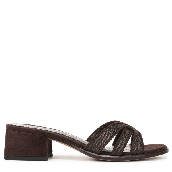 Farrin Block Heel Slide Sandal