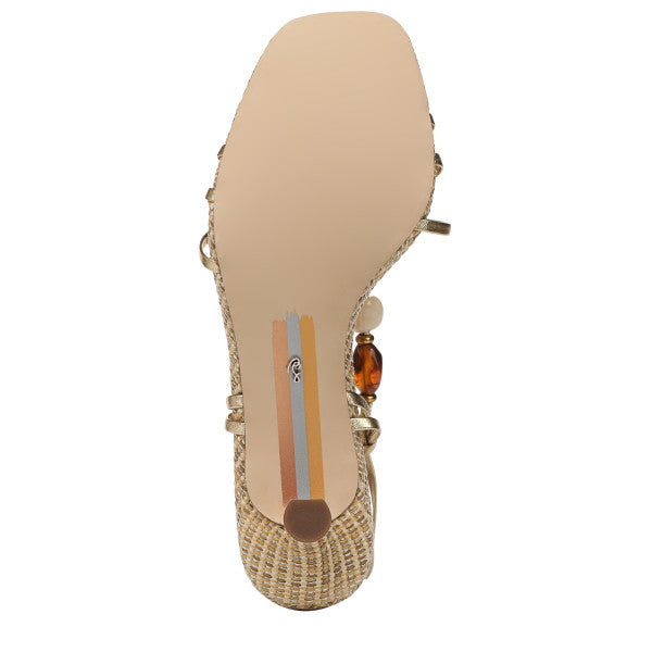Paloma Kitten Heel Wrap Sandal