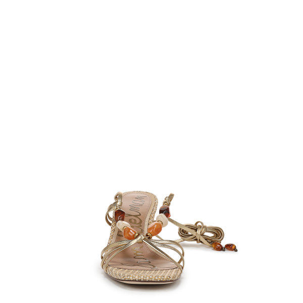 Paloma Kitten Heel Wrap Sandal