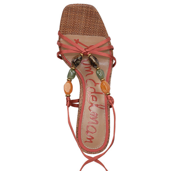 Paloma Kitten Heel Wrap Sandal