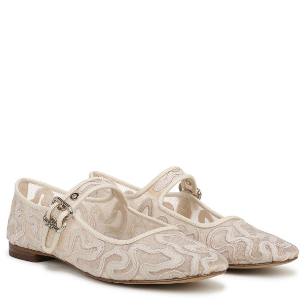 Michaela Mesh Mary Jane Flat