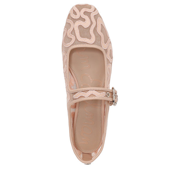 Michaela Mesh Mary Jane Flat