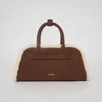 Gaia Shearling Trim Bag