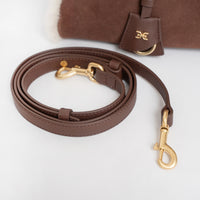 Gaia Shearling Trim Bag