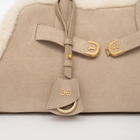 Gaia Shearling Trim Bag