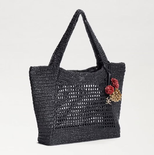 MARCIE RAFFIA TOTE