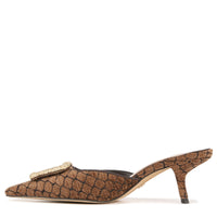 BRIT KITTEN HEEL MULE