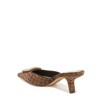 BRIT KITTEN HEEL MULE