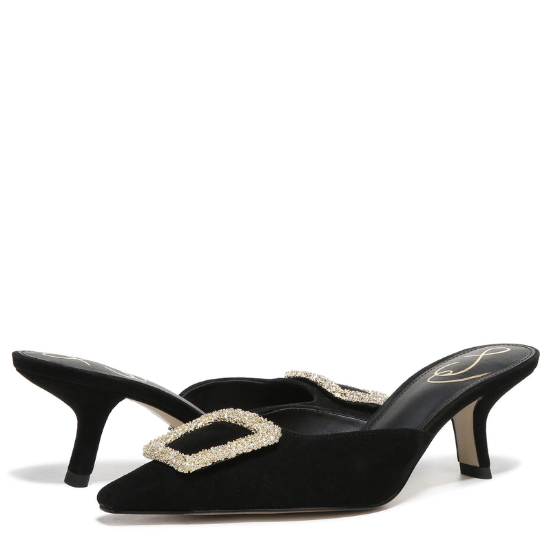 BRIT KITTEN HEEL MULE