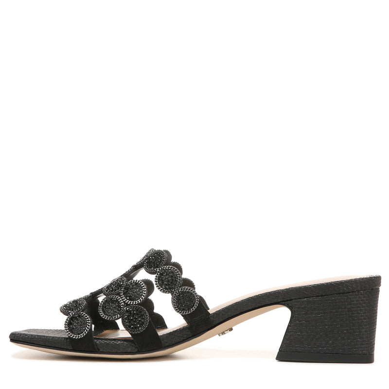 WINTER SLIDE BLOCK HEEL SANDAL