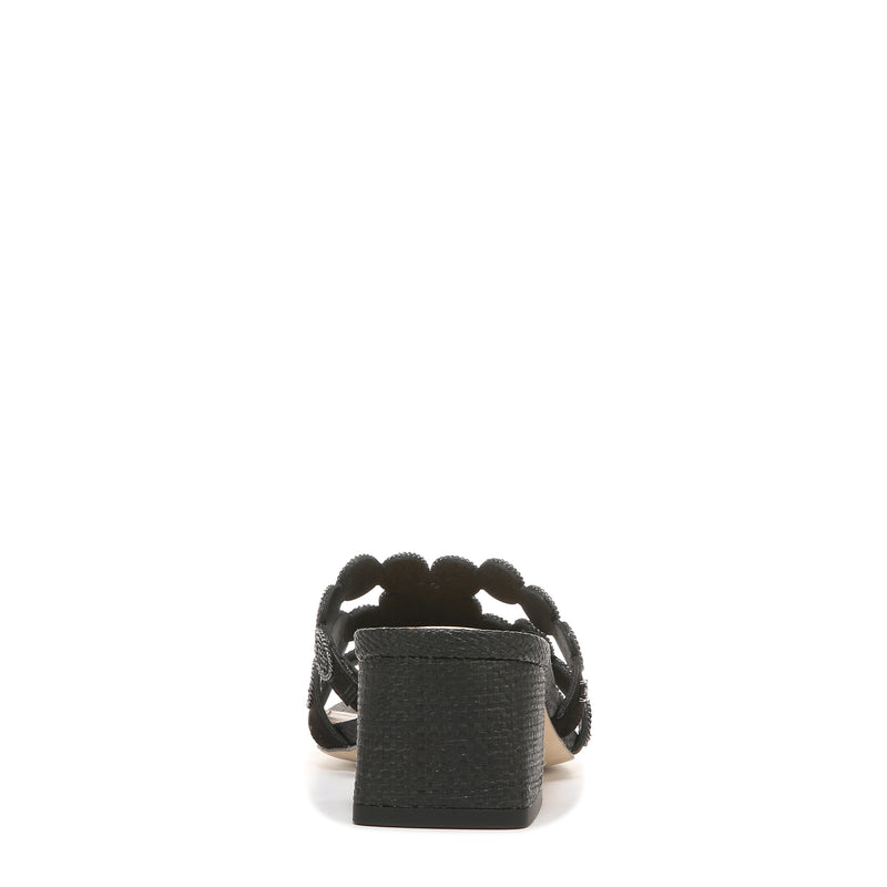 WINTER SLIDE BLOCK HEEL SANDAL