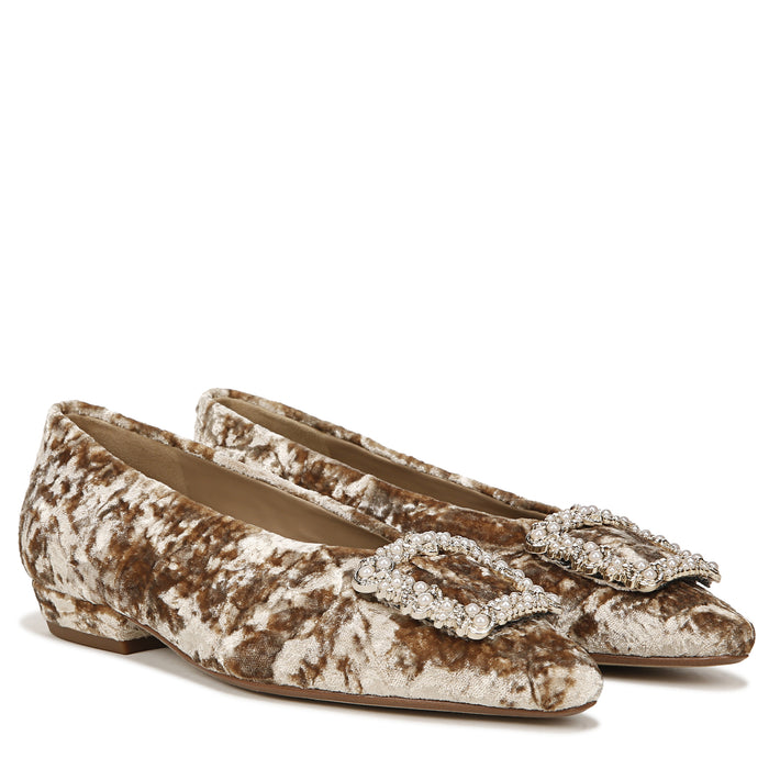 JANINA LUSTER POINTED TOE FLAT