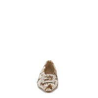 JANINA LUSTER POINTED TOE FLAT