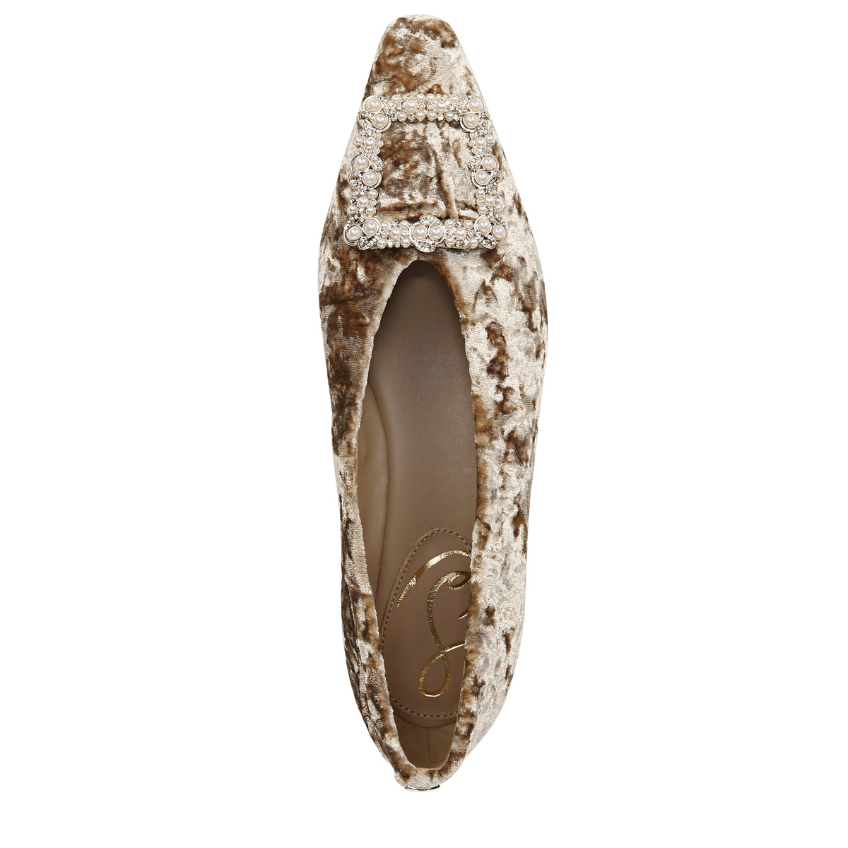 JANINA LUSTER POINTED TOE FLAT