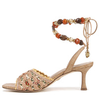 PAMELA WRAP UP KITTEN HEEL
