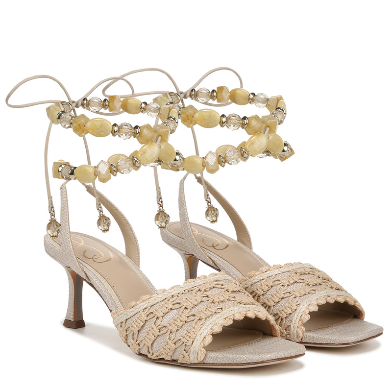 PAMELA WRAP UP KITTEN HEEL