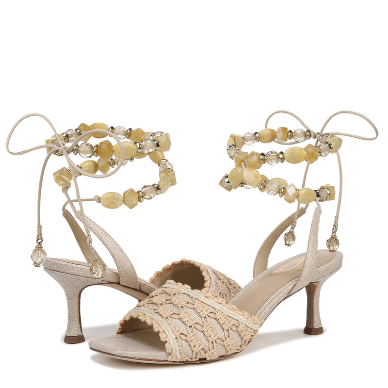 PAMELA WRAP UP KITTEN HEEL