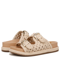 REID BUCKLE SLIDE FOOTBED SANDAL