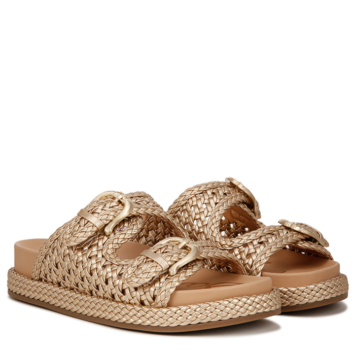 REID BUCKLE SLIDE FOOTBED SANDAL