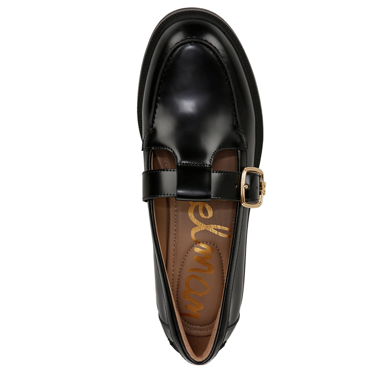 ELAINA T-STRAP BUCKLE LOAFER