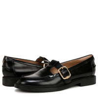 ELAINA T-STRAP BUCKLE LOAFER