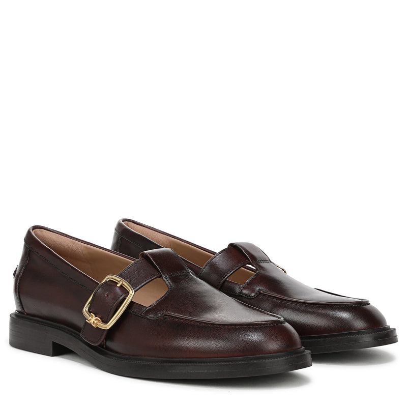 ELAINA T-STRAP BUCKLE LOAFER