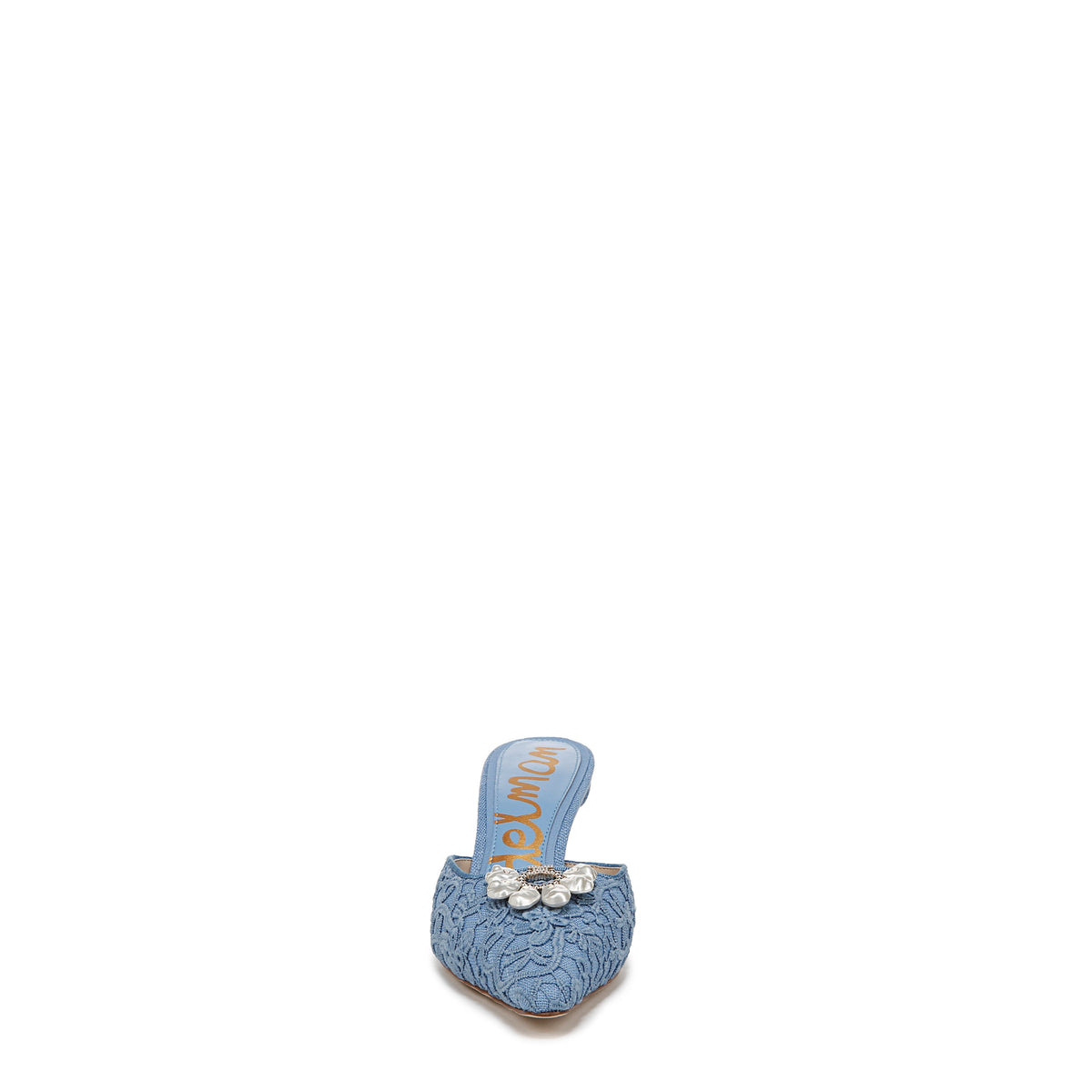 BRIT ORCHID KITTEN HEEL MULE