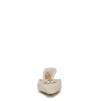BRIT ORCHID KITTEN HEEL MULE