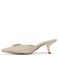 BRIT ORCHID KITTEN HEEL MULE