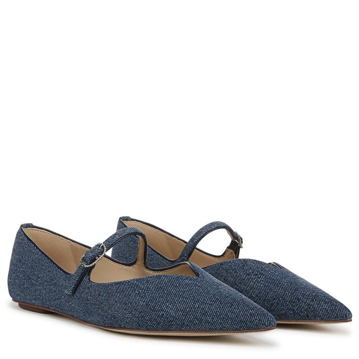 NOA POINTED TOE MARY JANE FLAT
