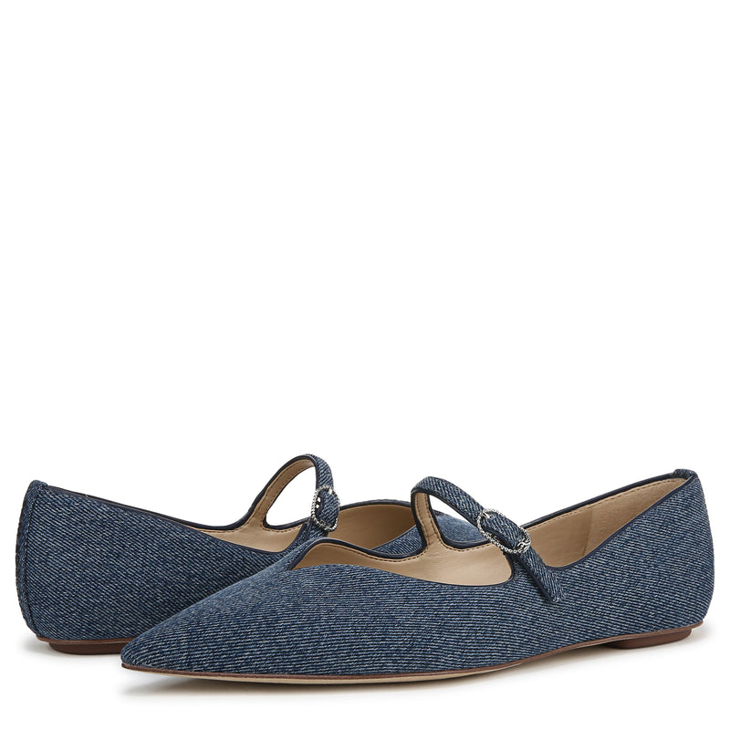 NOA POINTED TOE MARY JANE FLAT