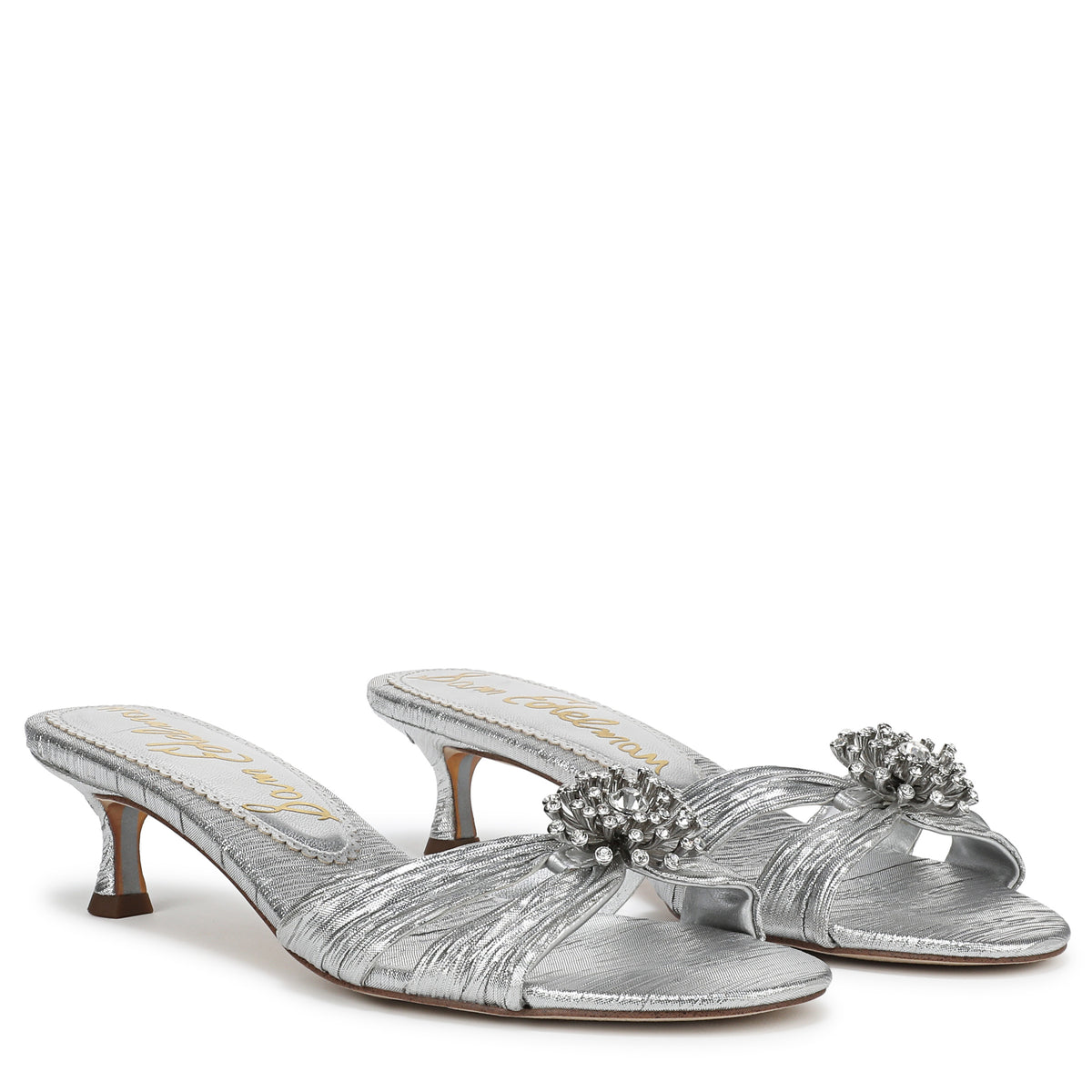 CINDIE KITTEN HEEL MULE