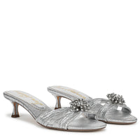 CINDIE KITTEN HEEL MULE