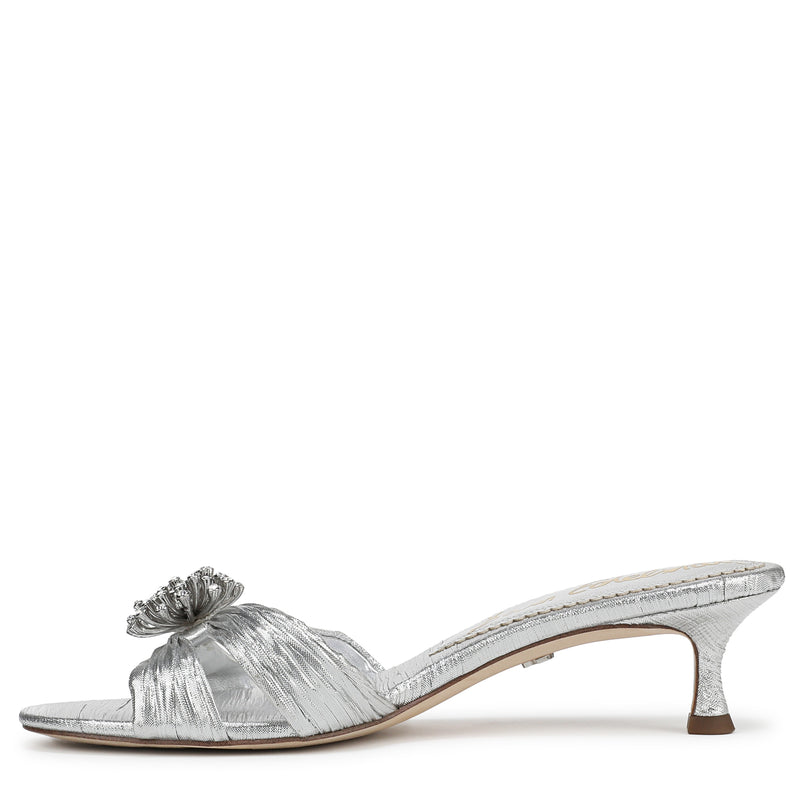 CINDIE KITTEN HEEL MULE