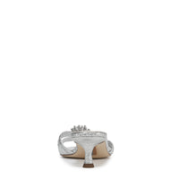 CINDIE KITTEN HEEL MULE