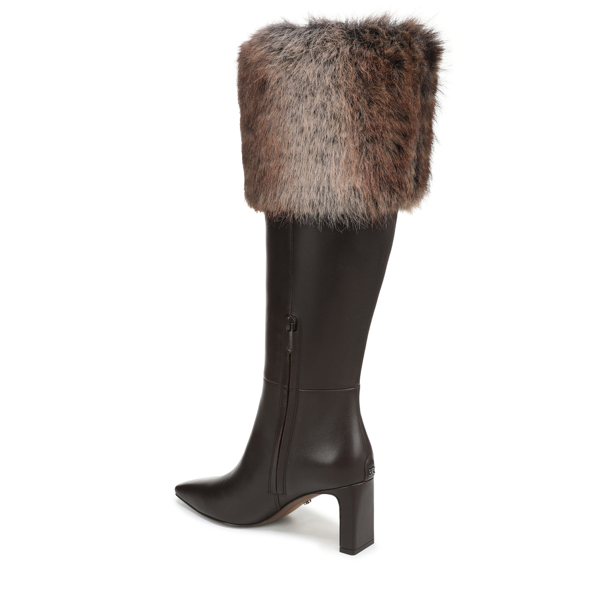 SYLVIA COZY FUR CUFF KNEE HIGH BOOT