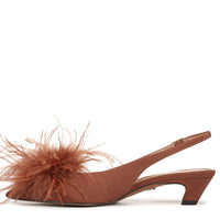 Finch Feather Slingback Pump