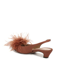 Finch Feather Slingback Pump