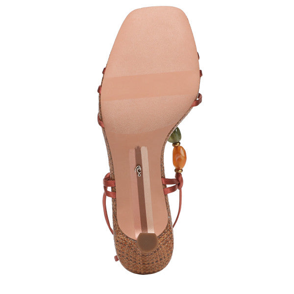 Paloma Kitten Heel Wrap Sandal