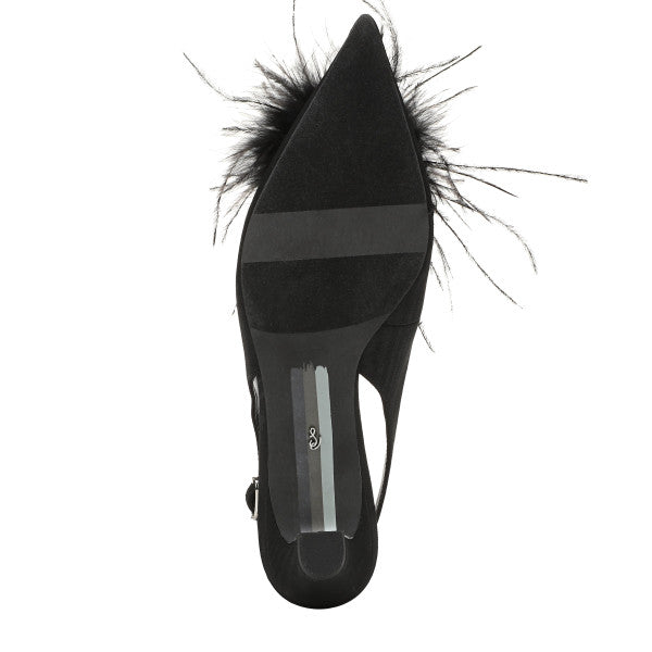 Finch Feather Slingback Pump